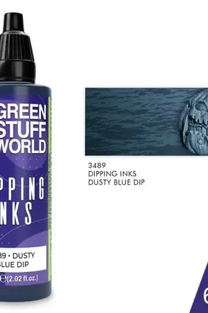 Green Stuff World Dipping Inks - Dusty Blue Dip 60Ml - modelbouw Koopje