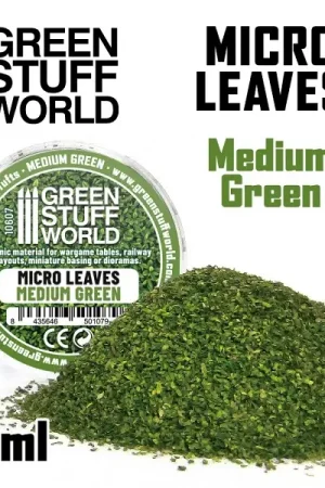 Green Stuff World Micro Leaves Medium Green Mix 60Ml - modelbouw Aanbieding