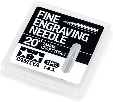 Tamiya Fine Engraving Needle 20° - modelbouw Snelle Levering