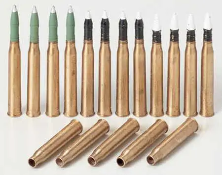 Tamiya 1:35 PANTHER BRASS 75MM PROJECTILES - modelbouw Bestseller