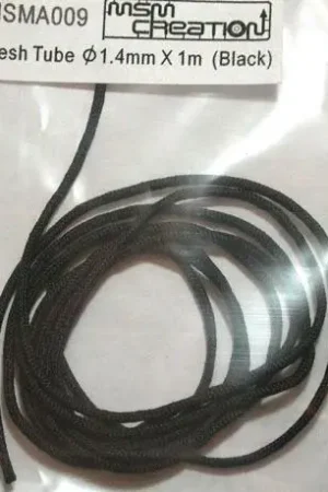Msm creation MESH TUBE 1.4MM BLACK - modelbouw Betrouwbaar