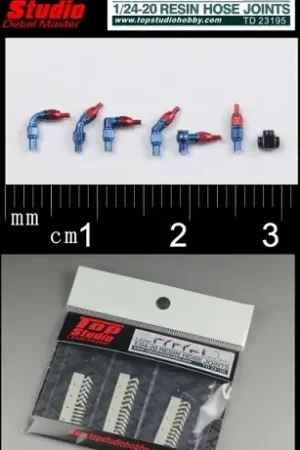 Top studio 1:24 1.2MM RESIN HOSE JOINTS - modelbouw Alleen Vandaag