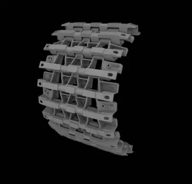 Panzer art 1:35 3D PRINT RESIN TRACKS FERDINAND TYPE B - modelbouw Lage Kosten