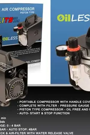 Exclusieve Aanbieding Belkits COMPRESSOR PISTON TYPE OIL LESS - modelbouw