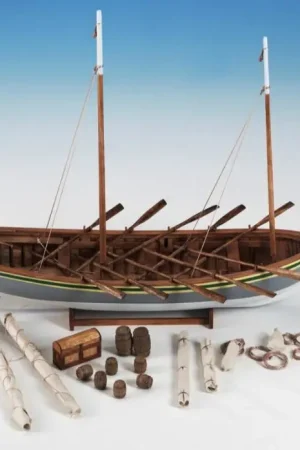 Model Expo 1:16 HMS Bounty's Launch #MS1850 Gecertificeerd