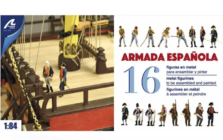 Artesania 1:84 Set Of 16 Metal Fig. And Accessories Armada - modelbouw Betrouwbaar