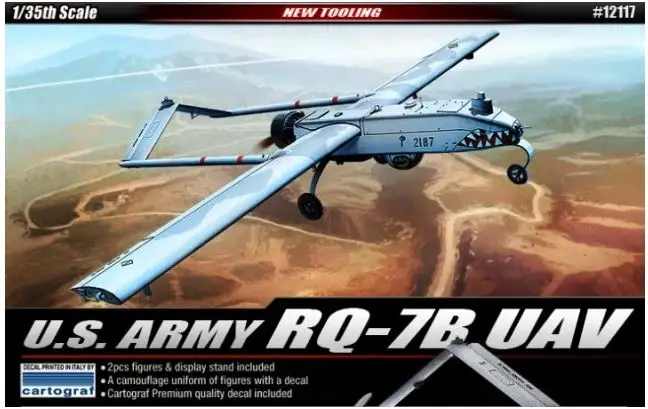 Academy 1:35 U.S. Army Rq-7B Uav #12117 Must-Have