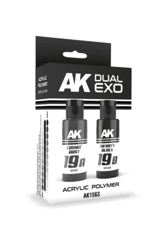 Ak Interactive Cosmic Dust And Infinity Black Dual Exo - modelbouw Beperkt Aanbod