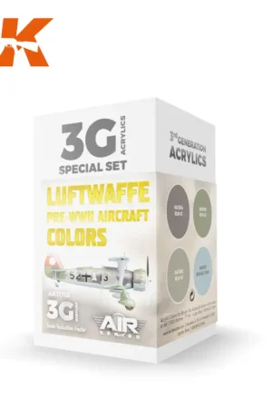Direct Verzonden Ak Interactive Luftwaffe Pre Wwii Aircraft Colors Set 3G - modelbouw