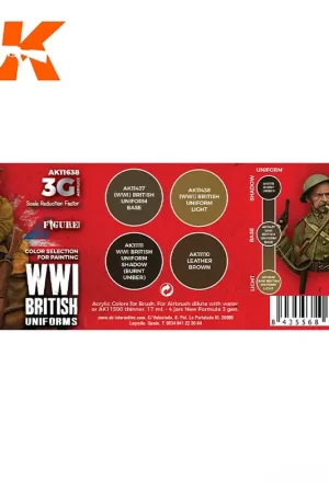 Ak Interactive Wwi British Uniforms 3G - modelbouw Bestel Nu
