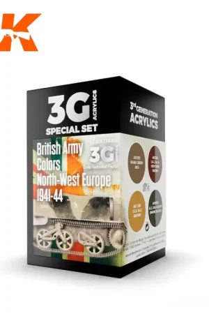 Koop Online Ak Interactive British Army Colors Europe 1941-44 - modelbouw