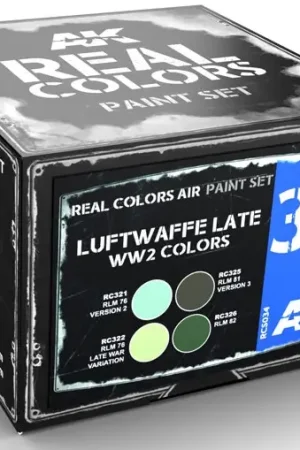 Veilige Betaling Ak Interactive Luftwaffe Late Wwii Colors Set - modelbouw