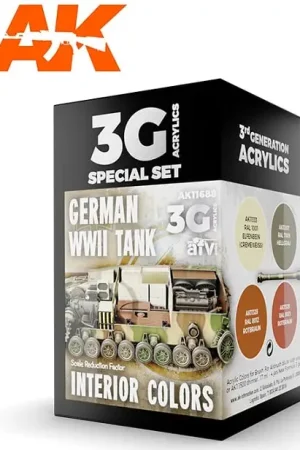 Merkproduct Ak Interactive German Wii Tank Interior Colors 3G - modelbouw