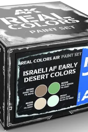 Hoge Kwaliteit Ak Interactive Israeli Af Early Desert Colors Set - modelbouw