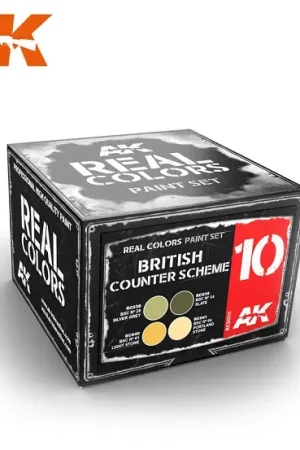Weekendaanbieding Ak Interactive British Counter Scheme Color Set - modelbouw