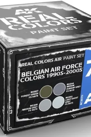 Ak Interactive Belgian Air Force Colors 1990S-2000S Colors Set - modelbouw Direct Verzonden