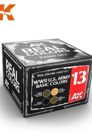 Veilige Betaling Ak Interactive Wwii Us Army Basic Colors Set - modelbouw