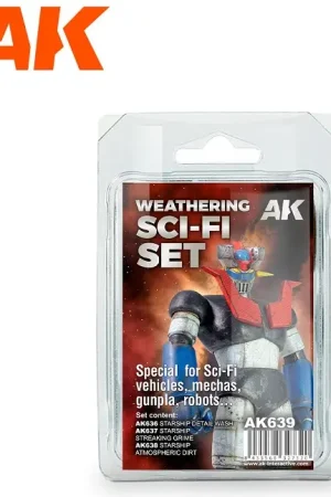 Hete Deal Ak Interactive Weathering Sci-Fi Paint Set - modelbouw