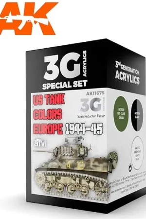 Seizoensaanbieding Ak Interactive Us Tank Colors Europe 1944-45 - modelbouw