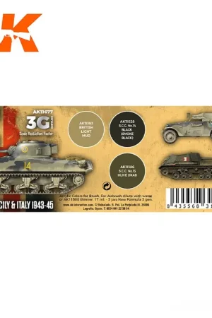 Ak Interactive British Army Colors Tunisia Scicily Italy - modelbouw Lage Kosten