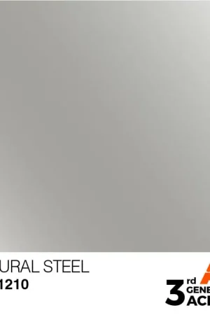 Ak Interactive 3Rd Generation - Natural Steel - modelbouw Favoriet