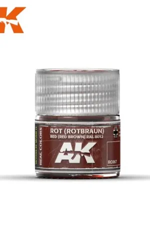 Finale Uitverkoop Ak Interactive Rot Rotbraun Red Brown Ral 8012 10Ml - modelbouw