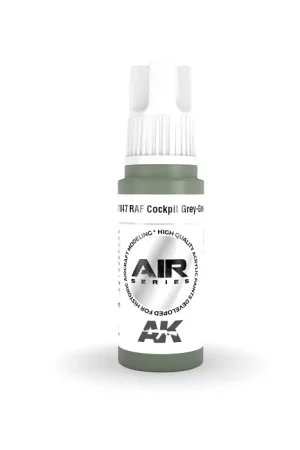 Ak Interactive 3Rd Generation - Raf Cockpit Grey Green - modelbouw Beperkte Voorraad