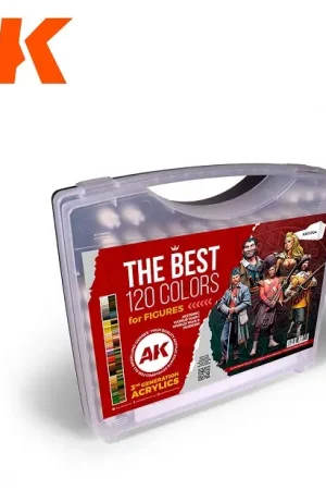 Ak Interactive Briefcase 120 Figure Colors Acrylics 3Rd Generation #AK11704 Koop Vandaag