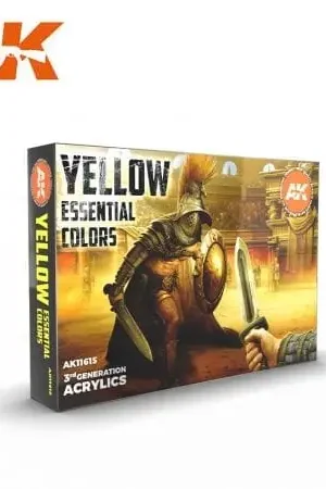 Ak Interactive Yellow Uniform Colors 3G - modelbouw Populair