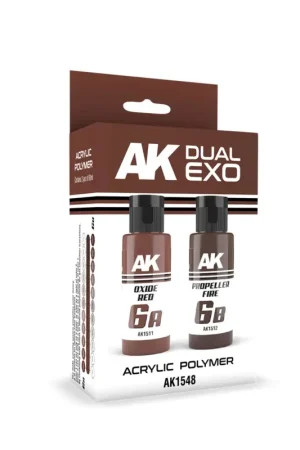 Direct Verzonden Ak Interactive Oxide Red And Propeller Fire Dual Exo - modelbouw