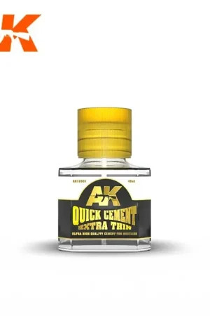 Ak interactive QUICK CEMENT EXTRA THIN - modelbouw Speciale Aanbieding