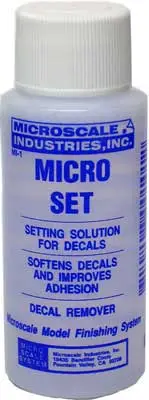 Laatste Versie Microscale MSMI1 - MICROSET setting solution for decals - modelbouw
