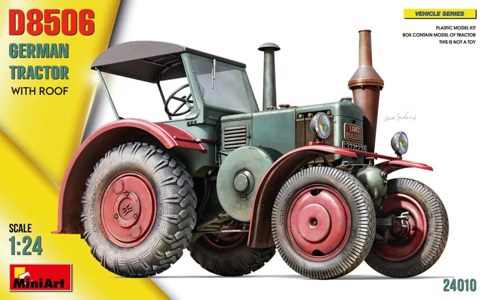 Hete Deal MiniArt 1:24 German Tractor D8506 w/Roof - modelbouw