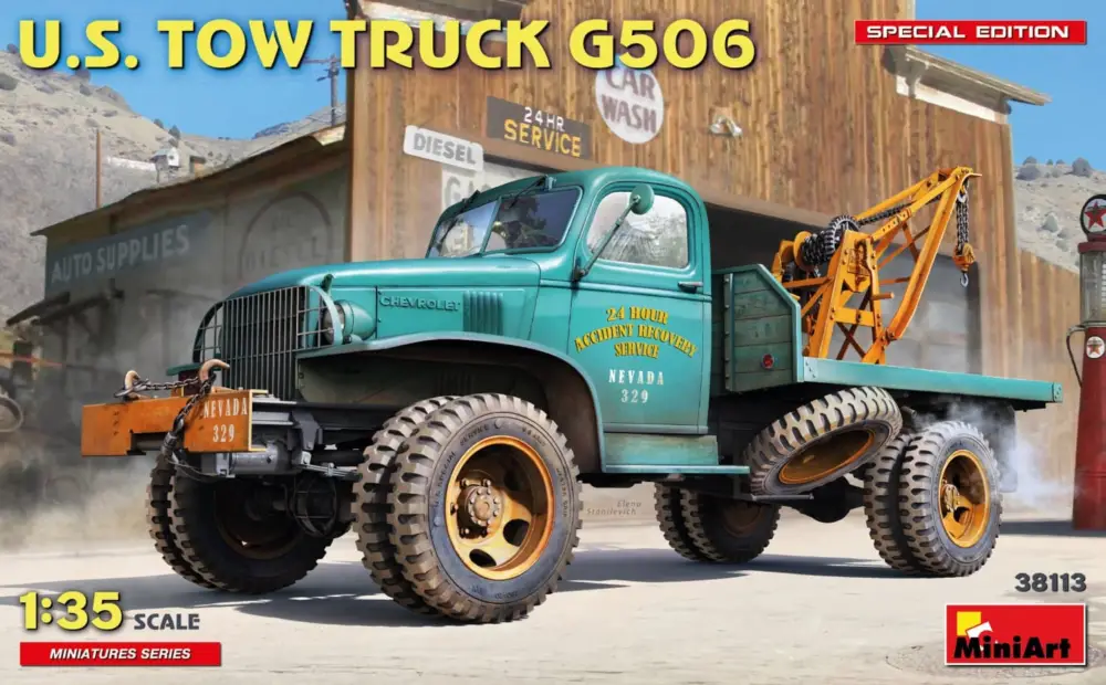 Koopje MiniArt 1:35 U.S. Tow Truck G506 Special Edition PRE-ORDER - modelbouw