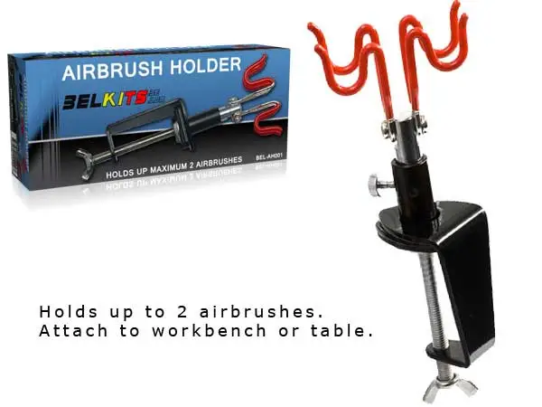 Must-Have Belkits AIRBRUSH HOLDER FOR 2 AIRBRUSHES - modelbouw