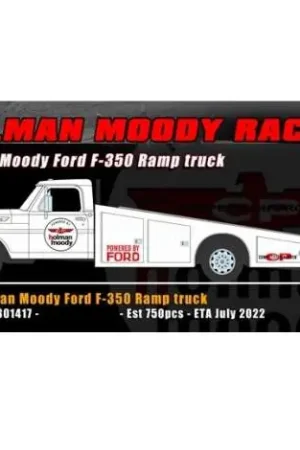 Acme Diecast 1:18 Ford F-350 Ramp Truck *Holman Moody Racing* White/Red - modelbouw Express Levering