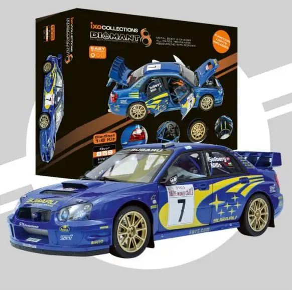 Lage Kosten Ixo Collections 1:8 Subaru Impreza metalen bouwdoos