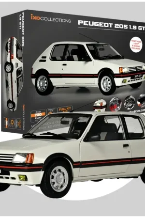 Finale Uitverkoop Ixo Collections 1:8 Peugeot 205 1.9 Gti Wit metalen bouwdoos
