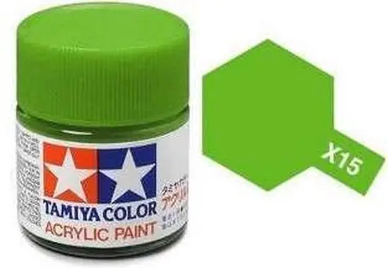 Gratis Retour Tamiya X-15 Light Green (23Ml) - modelbouw