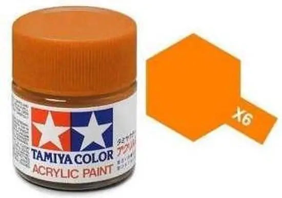 Seizoensaanbieding Tamiya X-6 Orange (23Ml) - modelbouw