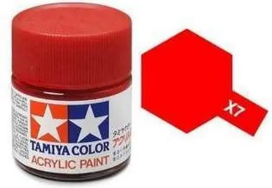 Tamiya X-7 Gloss Red (23Ml) - modelbouw Fabrieksprijs