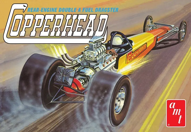 Beste Prijs Amt 1:25 Copperhead Rear-Engine Dragster - modelbouw