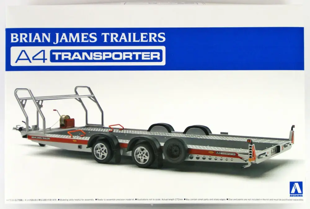 Aoshima 1:24 Brian James Trailer A4 Transporter - modelbouw Nu Kopen
