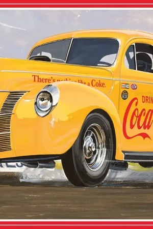 Gereduceerde Prijs Amt 1:25 1940 Ford Coupe Coca-Cola - modelbouw