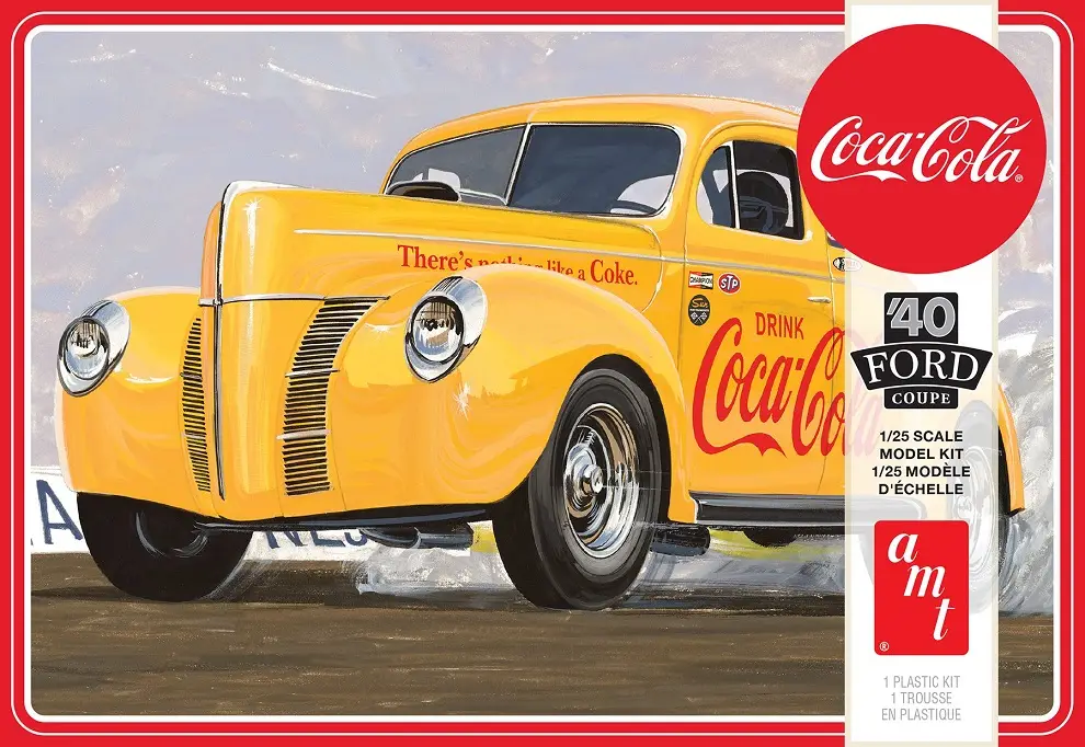 Gereduceerde Prijs Amt 1:25 1940 Ford Coupe Coca-Cola - modelbouw