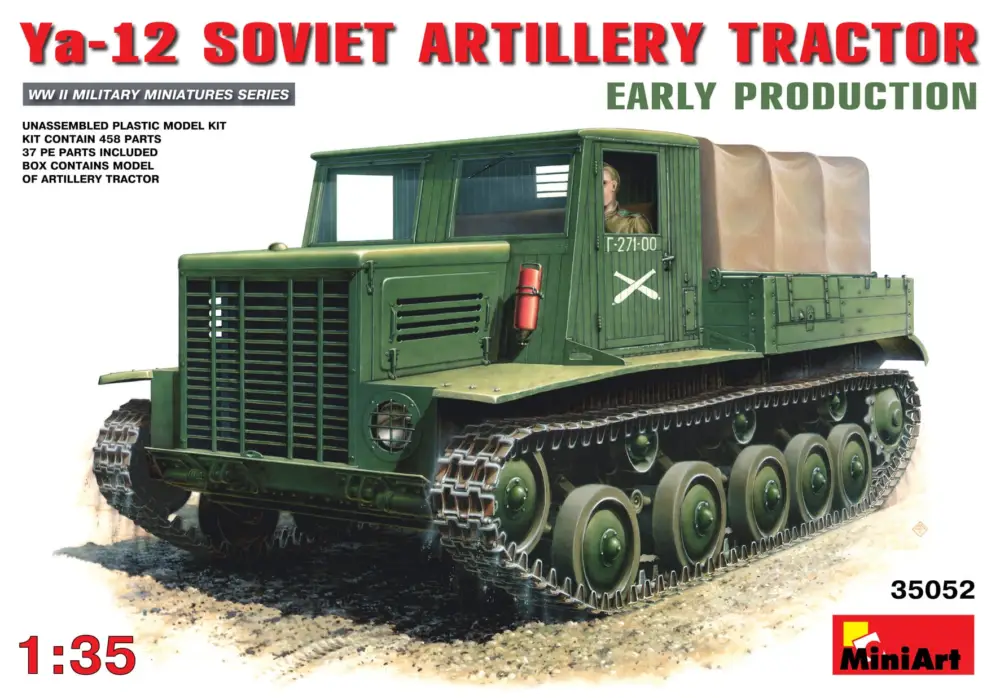 Korting MiniArt 1:35 Ya-12 Soviet Artillery Tractor Early Production - modelbouw