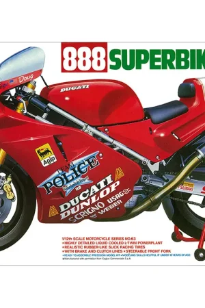 Tamiya 1:12 Ducati 888 Superbike - modelbouw Speciale Aanbieding