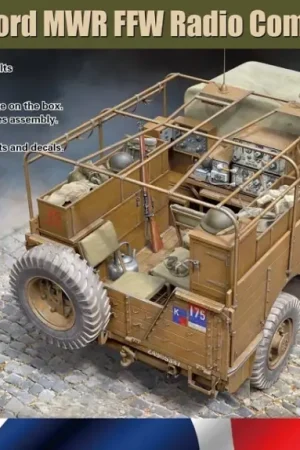 Gecko Models 1:35 Wwii British Bedford Mwr Ffw Radio Command Truck - modelbouw Nieuw