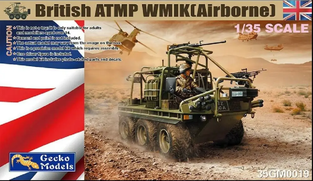 Aanbieding Gecko Models 1:35 British Atmp Wmik Airborne - modelbouw
