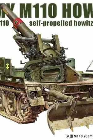 Afv 1:35 Us Army M110 Howitzer bouwdoos Betrouwbaar